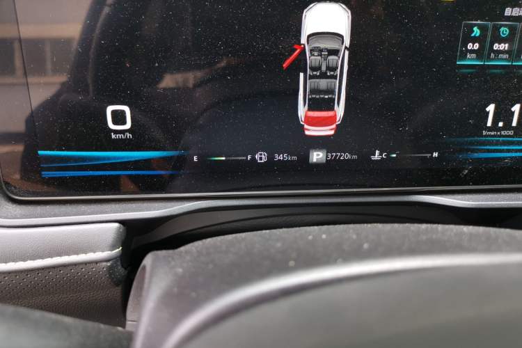Used Roewe RX5 2021 PLUS 330TGI Automatic National Trend Intelligent Deluxe Edition Odometer Close Up