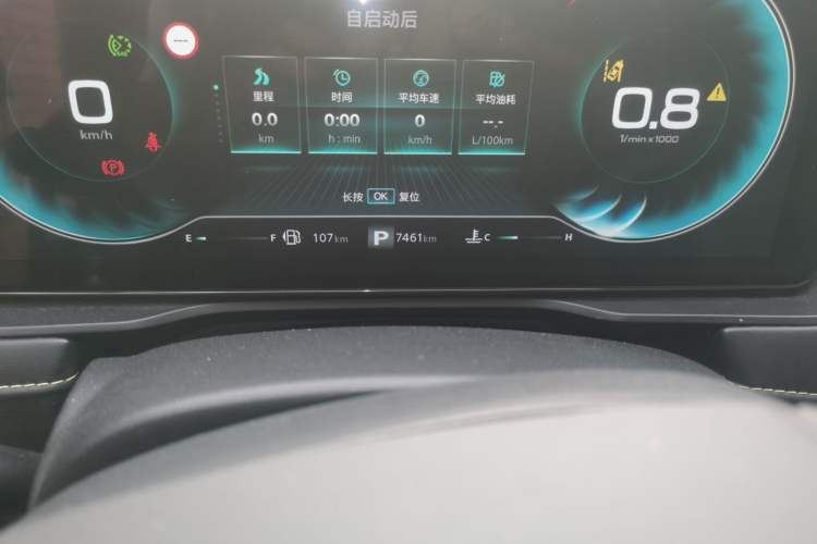 Used Roewe RX5 2021 PLUS 330TGI Automatic National Style Smart Luxury Edition Odometer Close Up