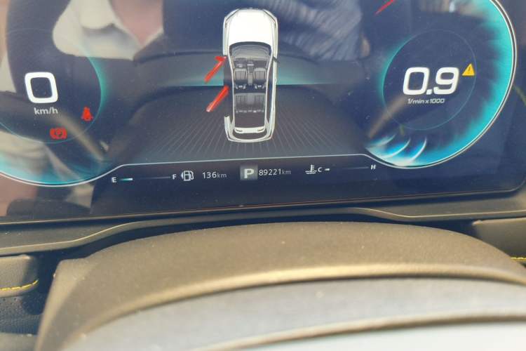 Used Roewe RX5 2021 PLUS 330TGI Automatic National Style Smart Luxury Edition Odometer Close Up