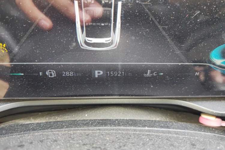 Used Roewe RX5 2021 PLUS 330TGI Automatic National Trend Intelligent Deluxe Edition Odometer Close Up