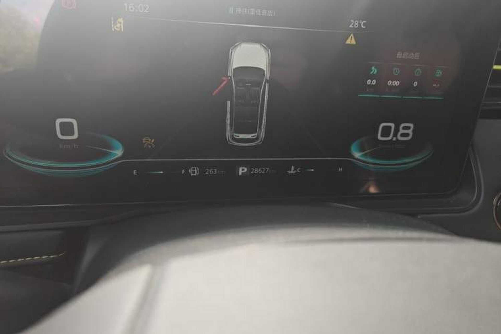 Used Roewe RX5 2021 PLUS 330TGI Automatic National Trend Intelligent Deluxe Edition Odometer Close Up
