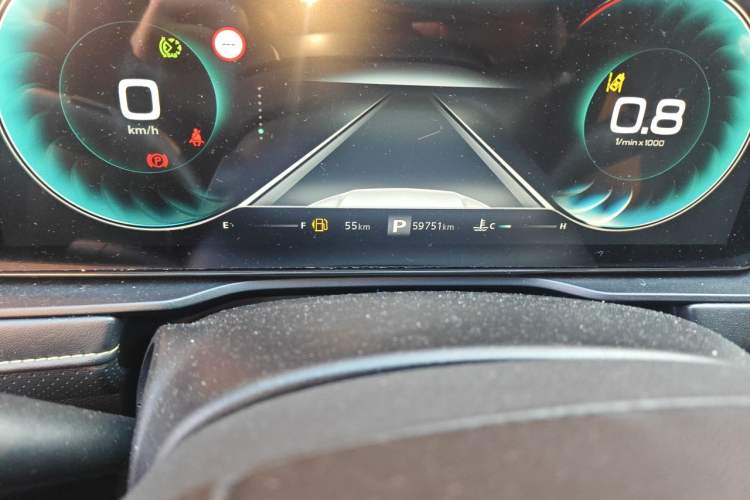 Used Roewe RX5 2021 PLUS 330TGI Automatic National Trend Intelligent Deluxe Edition Odometer Close Up