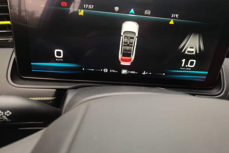 Used Roewe RX5 2021 PLUS 330TGI Automatic National Trend Intelligent Deluxe Edition Odometer Close Up