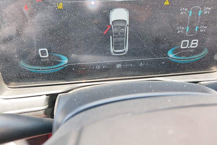 Used Roewe RX5 2021 PLUS 330TGI Automatic National Trend Intelligent Deluxe Edition Odometer Close Up