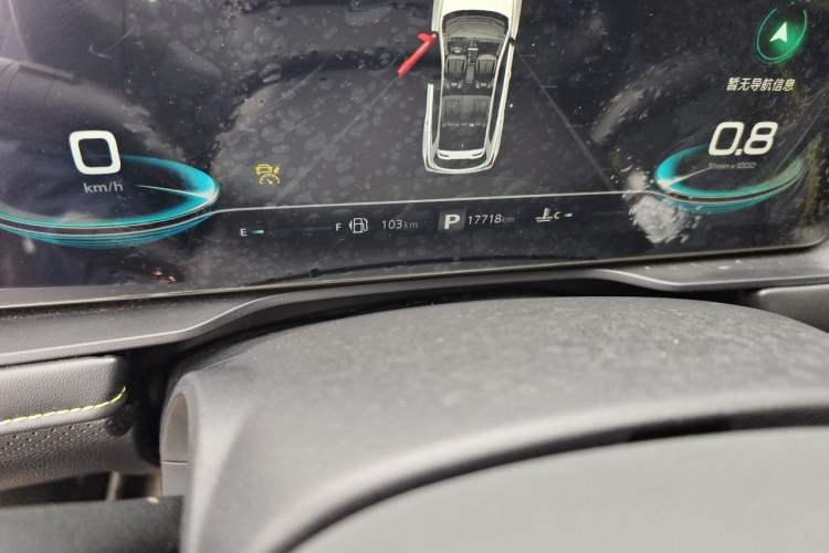 Used Roewe RX5 2021 PLUS 330TGI Automatic National Trend Intelligent Deluxe Edition Odometer Close Up