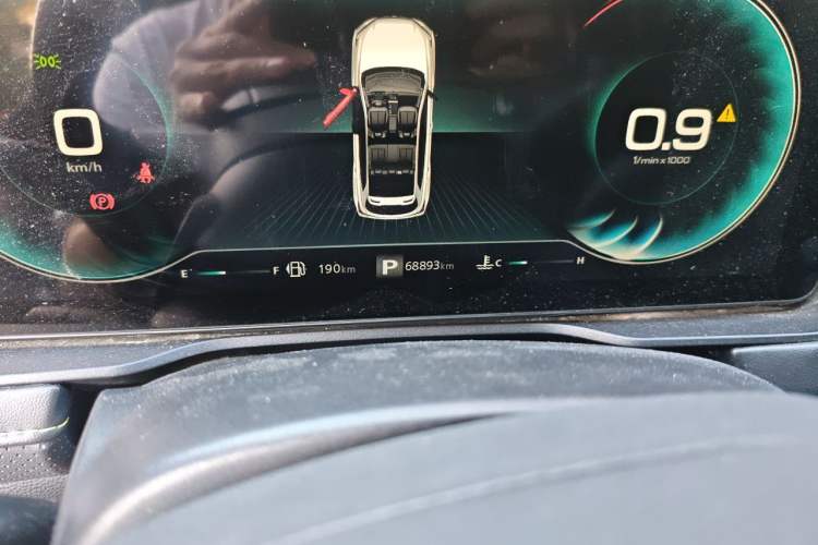 Used Roewe RX5 2021 PLUS 330TGI Automatic National Trend Intelligent Deluxe Edition Odometer Close Up