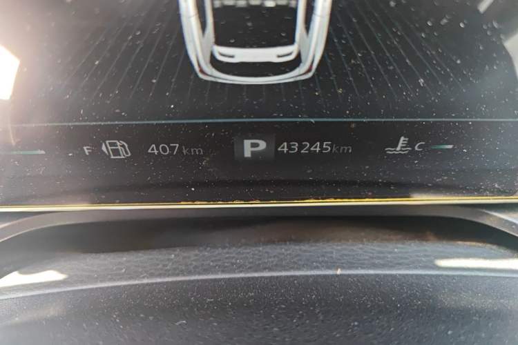 Used Roewe RX5 2021 PLUS 330TGI Automatic National Style Smart Enjoyment Edition Odometer Close Up