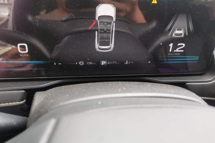 Used Roewe RX5 2021 PLUS 330TGI Automatic National Trend Intelligent Deluxe Edition Odometer Close Up