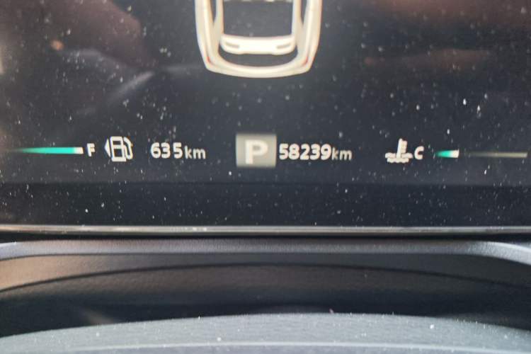 Used Roewe RX5 2021 PLUS 330TGI Automatic National Trend Intelligent Deluxe Edition Odometer Close Up