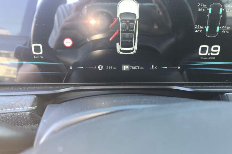 Used Roewe RX5 2021 PLUS 330TGI Automatic National Trend Intelligent Deluxe Edition Odometer Close Up