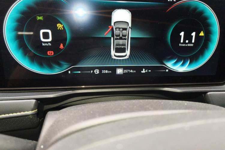 Used Roewe RX5 2021 PLUS 330TGI Automatic National Style Smart Luxury Edition Odometer Close Up