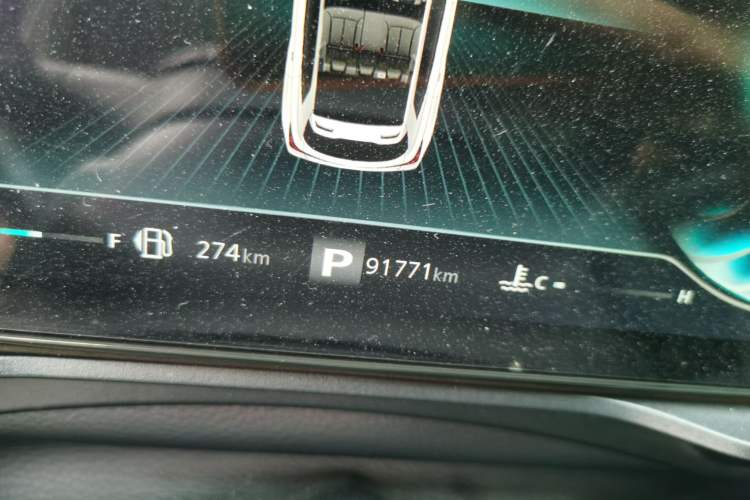 Used Roewe RX5 2021 PLUS 330TGI Automatic National Style Smart Enjoyment Edition Odometer Close Up