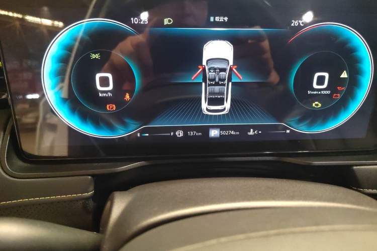 Used Roewe RX5 2021 PLUS 330TGI Automatic National Trend Intelligent Deluxe Edition Odometer Close Up