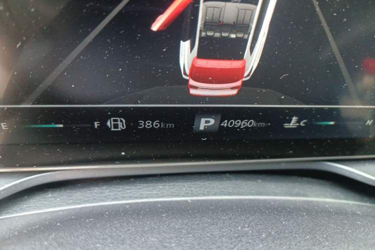 Used Roewe RX5 2021 PLUS 330TGI Automatic National Trend Intelligent Deluxe Edition Odometer Close Up