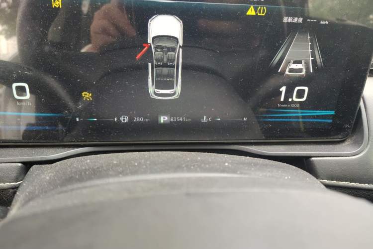 Used Roewe RX5 2021 PLUS 330TGI Automatic National Trend Intelligent Deluxe Edition Odometer Close Up