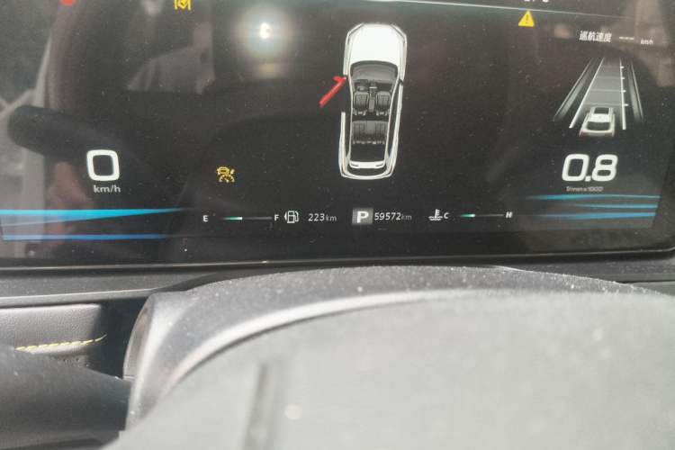 Used Roewe RX5 2021 PLUS 330TGI Automatic National Trend Intelligent Deluxe Edition Odometer Close Up