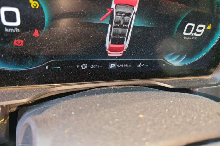 Used Roewe RX5 2021 PLUS 330TGI Automatic National Style Smart Enjoyment Edition Odometer Close Up