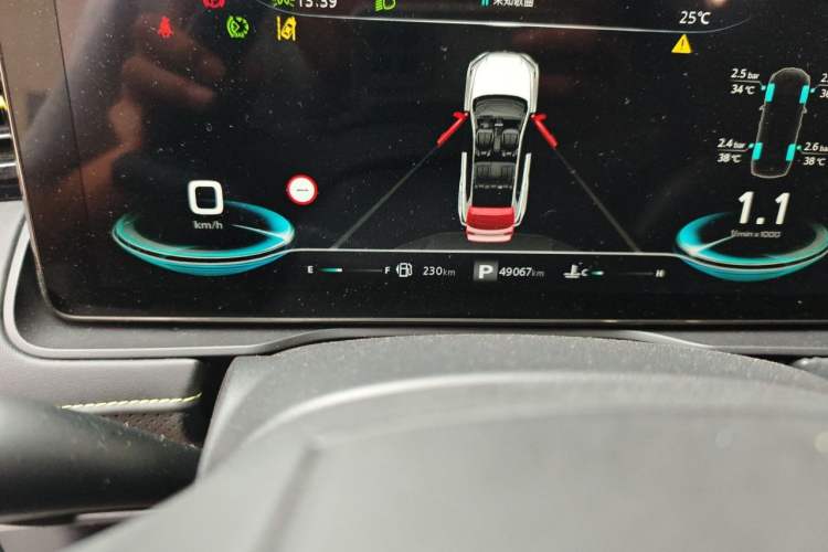 Used Roewe RX5 2021 PLUS 330TGI Automatic National Trend Intelligent Deluxe Edition Odometer Close Up