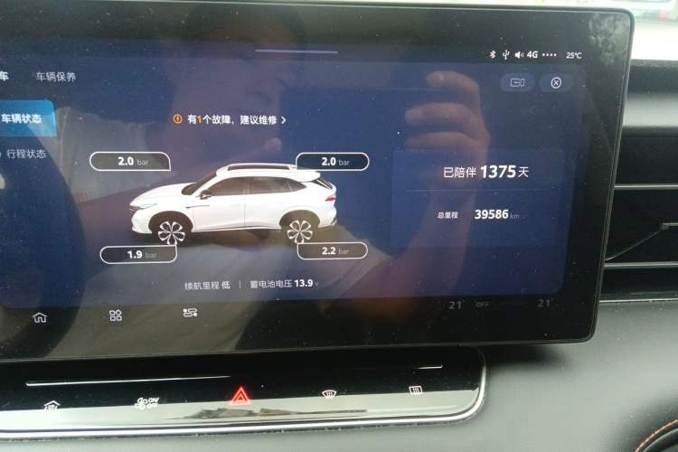 Used Roewe RX5 2023 1.5T Prestige Sliding-Screen Version Odometer Close Up