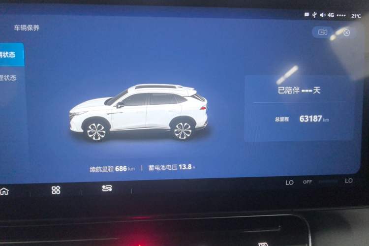Used Roewe RX5 2023 1.5T Luxury Sliding-Screen Version Odometer Close Up