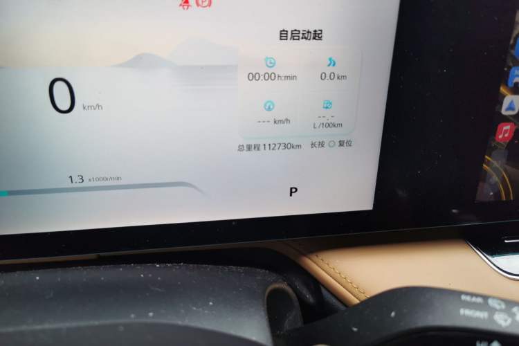 Used Roewe RX5 2023 1.5T Elite Edition Odometer Close Up