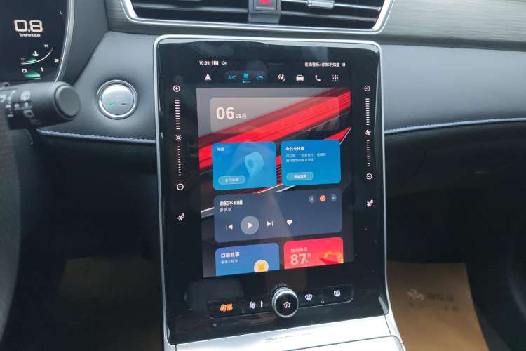 Used Roewe RX5 2023 PLUS 330TGI Automatic Trendsetting Smart Edition Audio And AC Panel