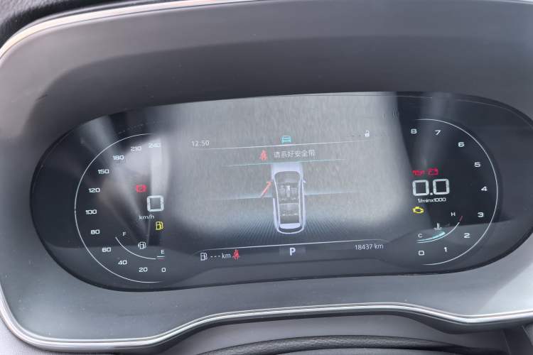 Used Roewe RX5 2023 PLUS 330TGI Automatic Trendsetting Smart Edition Odometer Close Up