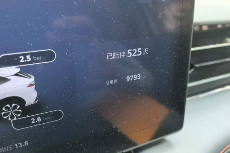 Used Roewe RX5 2023 1.5T Luxury Sliding-Screen Version Odometer Close Up