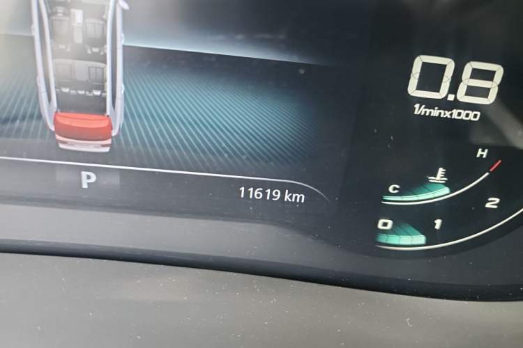 Used Roewe RX5 2025 PLUS 330TGI Automatic Trendsetting Smart Edition Odometer Close Up
