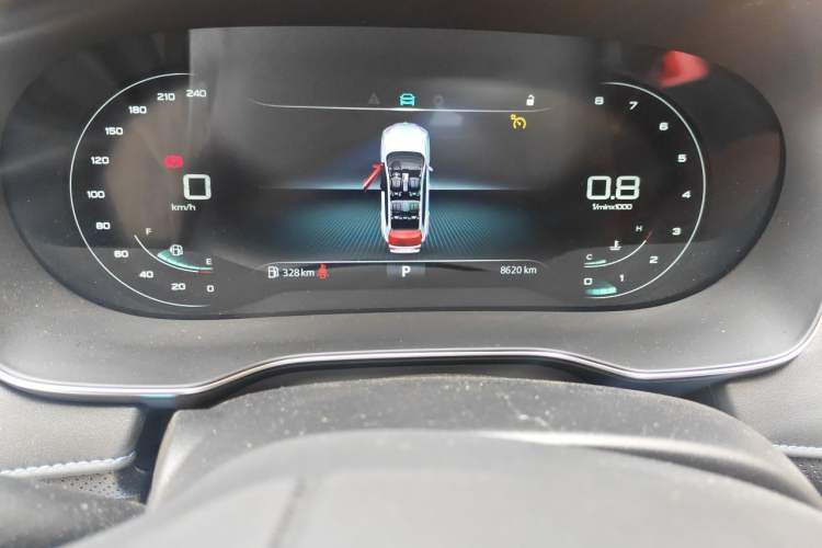 Used Roewe RX5 2025 PLUS 330TGI Automatic Trendsetting Smart Edition Odometer Close Up