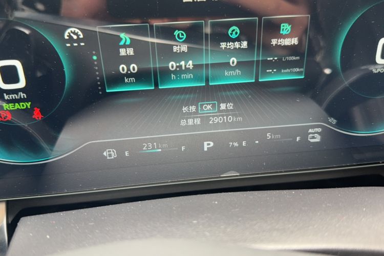 Used Roewe RX5 eMAX 2022 1.5T PHEV Fearless Deluxe Edition Odometer Close Up