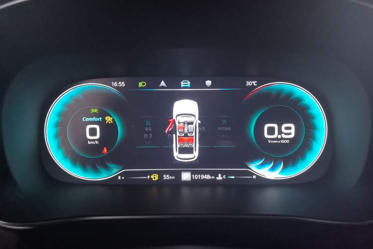Used Roewe RX5 MAX 2019 400TGI Automatic Smart Cabin Flagship Edition Odometer Close Up