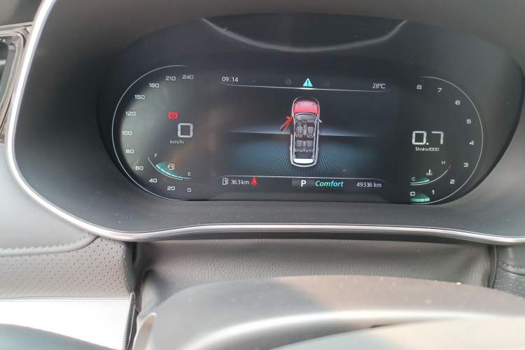 Used Roewe RX5 MAX 2019 300TGI Automatic 4G Connect Luxury Edition Odometer Close Up