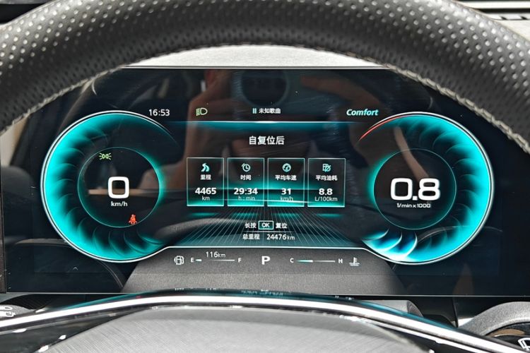 Used Roewe RX5 MAX 2022 1.5T Automatic Youwei Luxury Edition Odometer Close Up