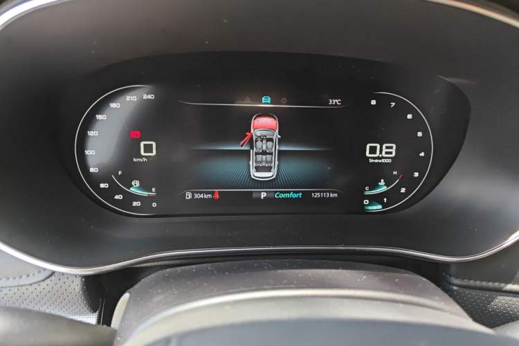 Used Roewe RX5 MAX 2019 400TGI Automatic 4G Connect Luxury Edition Instrument Cluster