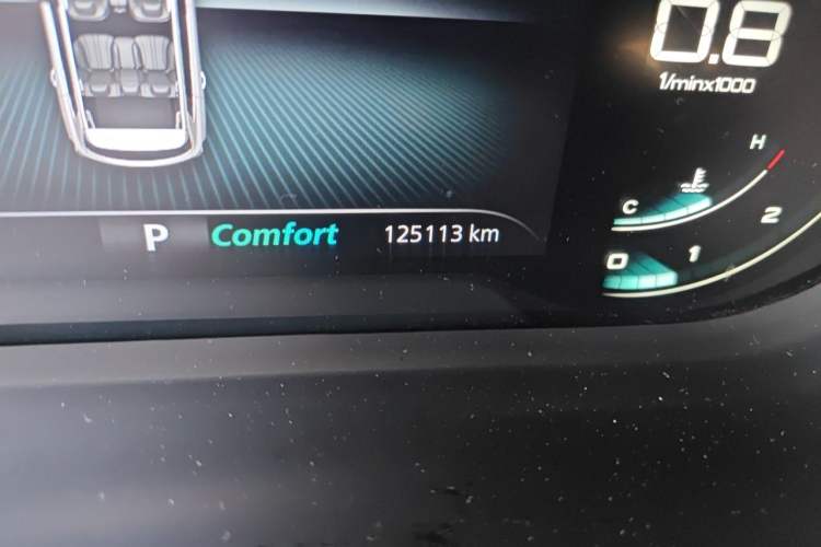 Used Roewe RX5 MAX 2019 400TGI Automatic 4G Connect Luxury Edition Odometer Close Up