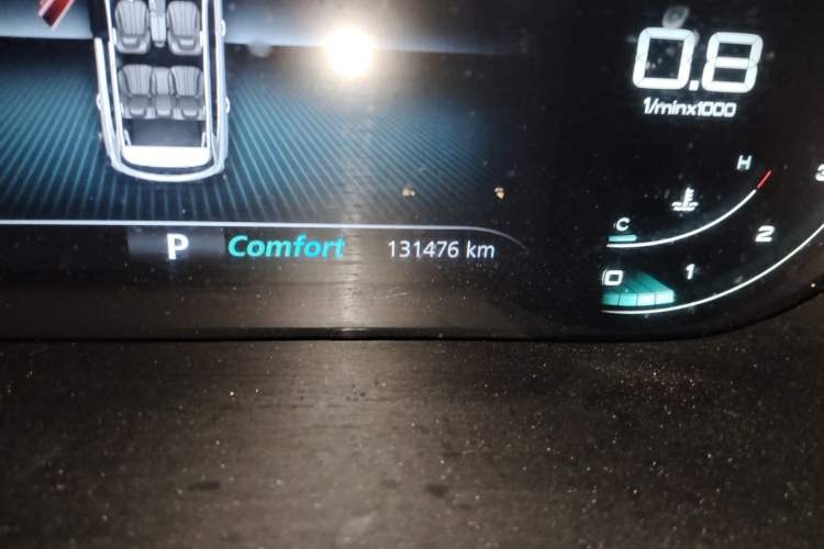 Used Roewe RX5 MAX 2019 400TGI Automatic 4G Connect Luxury Edition Odometer Close Up