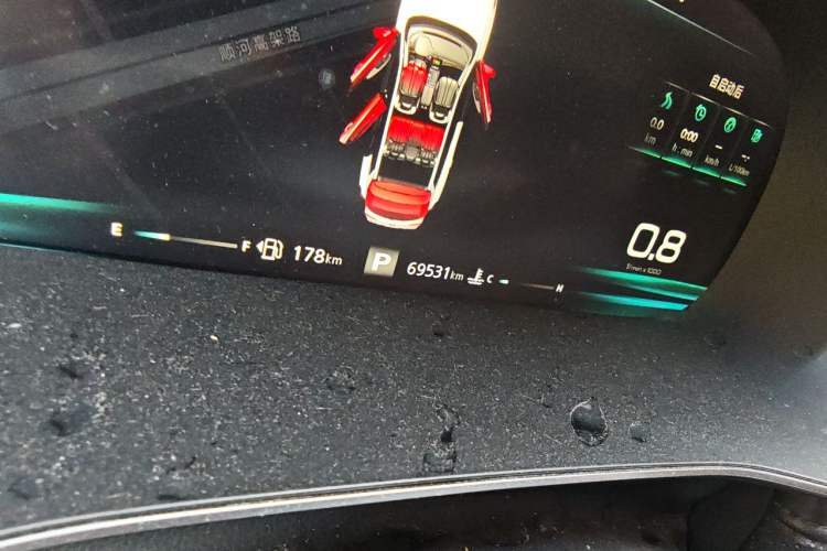 Used Roewe RX5 MAX 2019 400TGI Automatic Smart Cabin Flagship Edition Odometer Close Up
