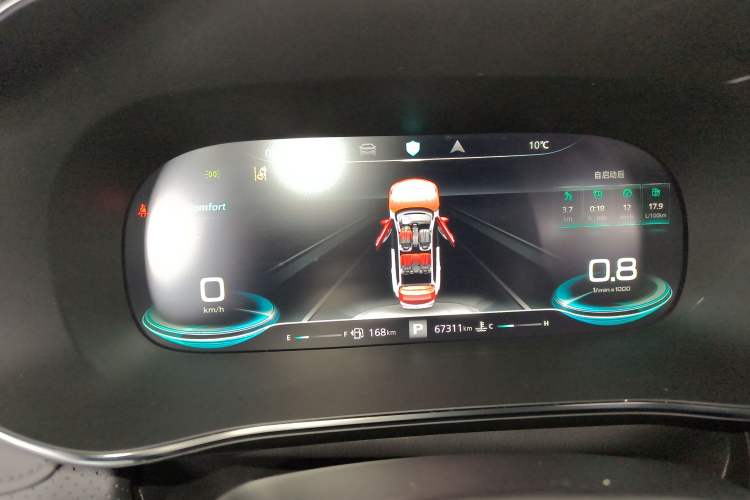 Used Roewe RX5 MAX 2019 300TGI Automatic Smart Cabin Flagship Edition Instrument Cluster