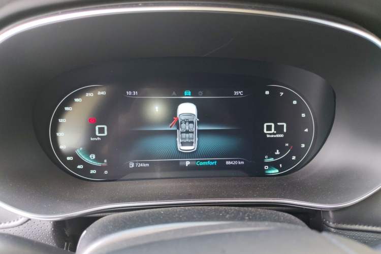 Used Roewe RX5 MAX 2019 300TGI Automatic Smart Cabin Luxury Edition Instrument Cluster
