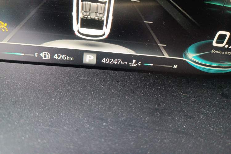 Used Roewe RX5 MAX 2019 300TGI Automatic Smart Cabin Flagship Edition Odometer Close Up