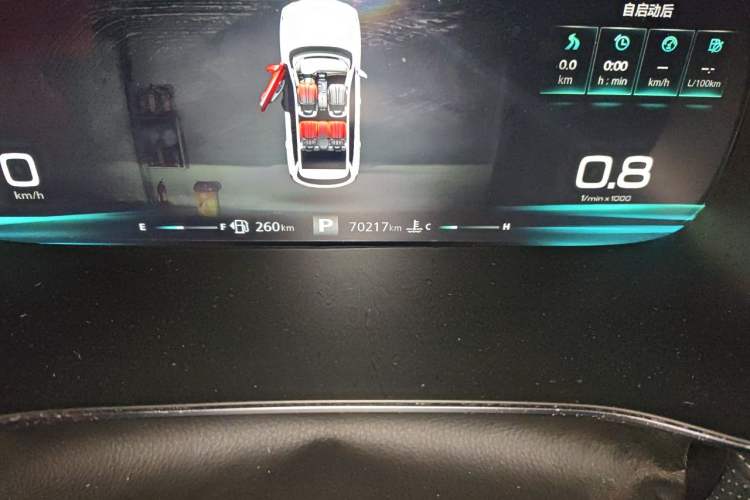 Used Roewe RX5 MAX 2019 300TGI Automatic Smart Cabin Flagship Edition Odometer Close Up