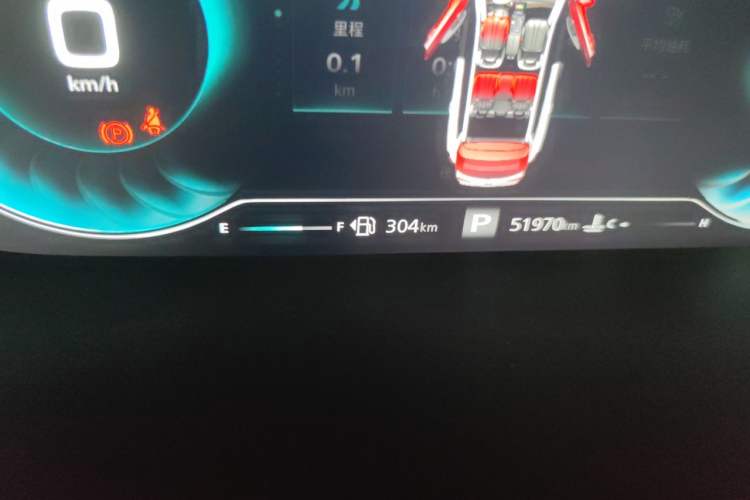 Used Roewe RX5 MAX 2019 400TGI Automatic Smart Cabin Flagship Edition Odometer Close Up