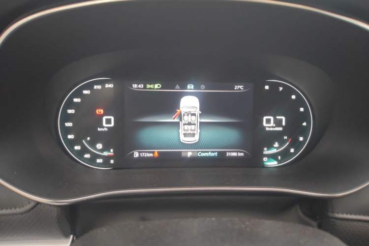 Used Roewe RX5 MAX 2019 300TGI Automatic 4G Connect Luxury Edition Instrument Cluster