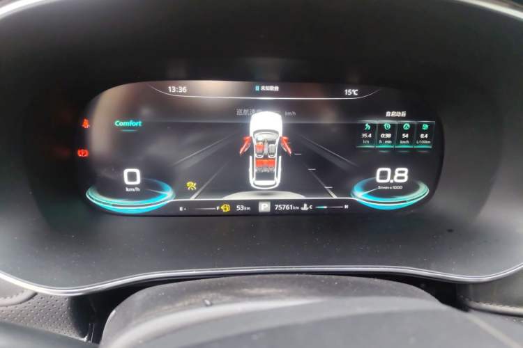 Used Roewe RX5 MAX 2019 300TGI Automatic Smart Cabin Flagship Edition Instrument Cluster