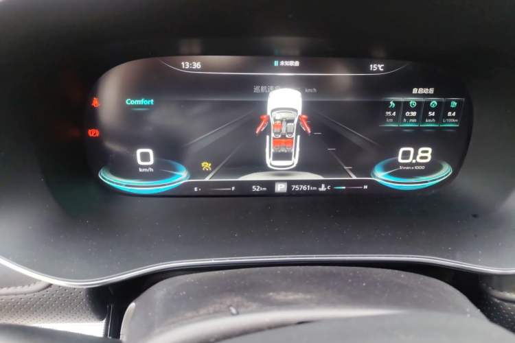 Used Roewe RX5 MAX 2019 300TGI Automatic Smart Cabin Flagship Edition Odometer Close Up