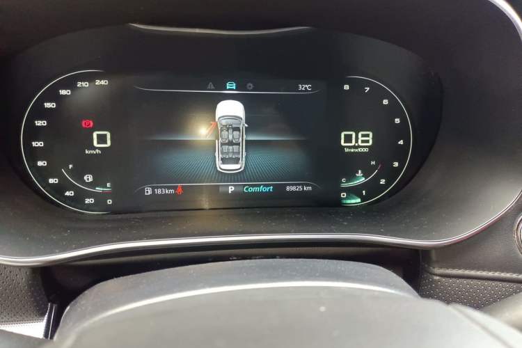 Used Roewe RX5 MAX 2019 300TGI Automatic 4G Connect Luxury Edition Odometer Close Up