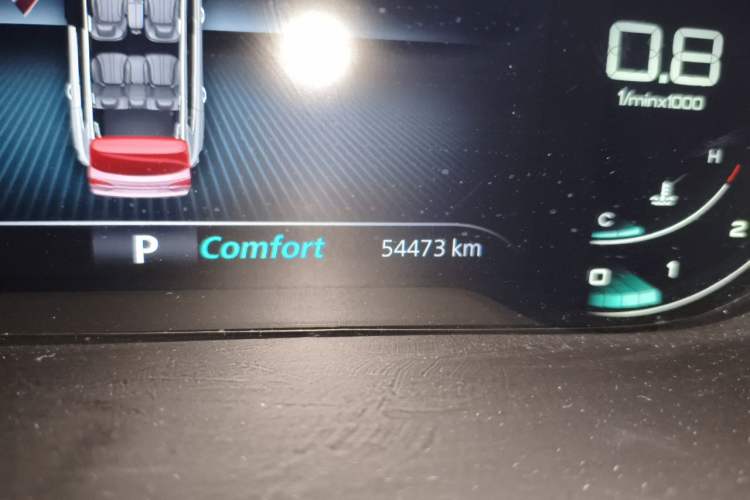 Used Roewe RX5 MAX 2019 300TGI Automatic 4G Connect Luxury Edition Odometer Close Up