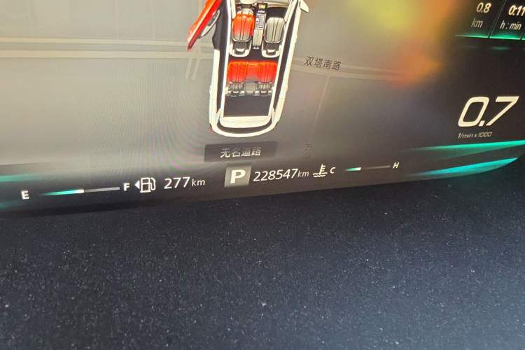 Used Roewe RX5 MAX 2019 400TGI Automatic Smart Cabin Flagship Edition Odometer Close Up