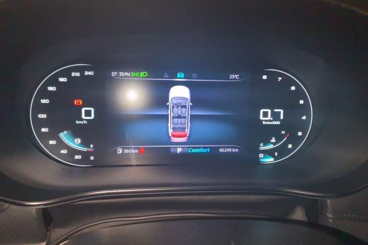 Used Roewe RX5 MAX 2019 300TGI Automatic 4G Connect Luxury Edition Instrument Cluster